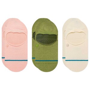 Stance Rock Solid Socks 3 Pack Women's in Pink